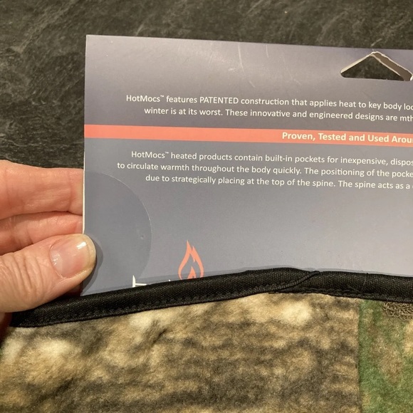 HotMocs Men's Fleece Gaitor Brown Realtree Camouflage Face Mask & Neck Guard NWT - Picture 7 of 9